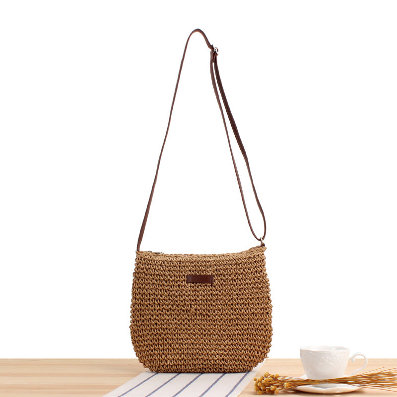 Niche Commuter Woven Korean Fashion Beach Handbags