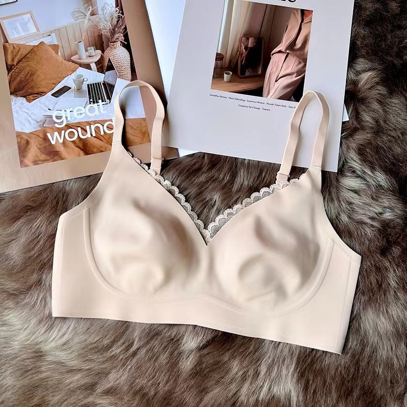 Women's Chest Show Bunny Ears Wireless Push Up Lingerie Sets