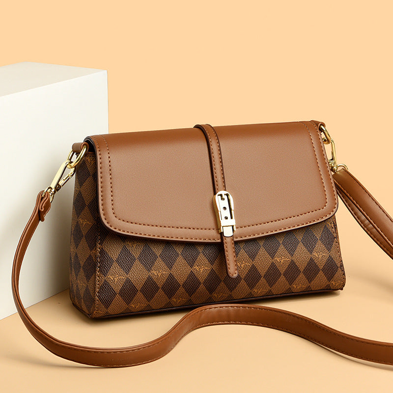 Trendy Comfortable Women's Charming Contrast Color Shoulder Bags