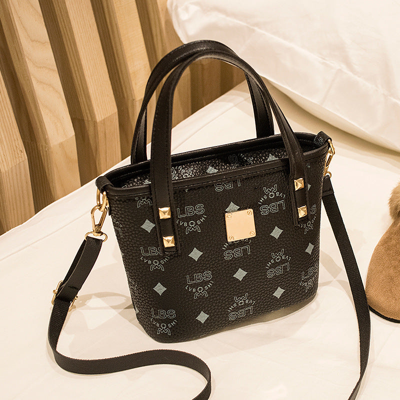 Slouchy Women's Retro Fashion Portable Printed Crossbody Bags