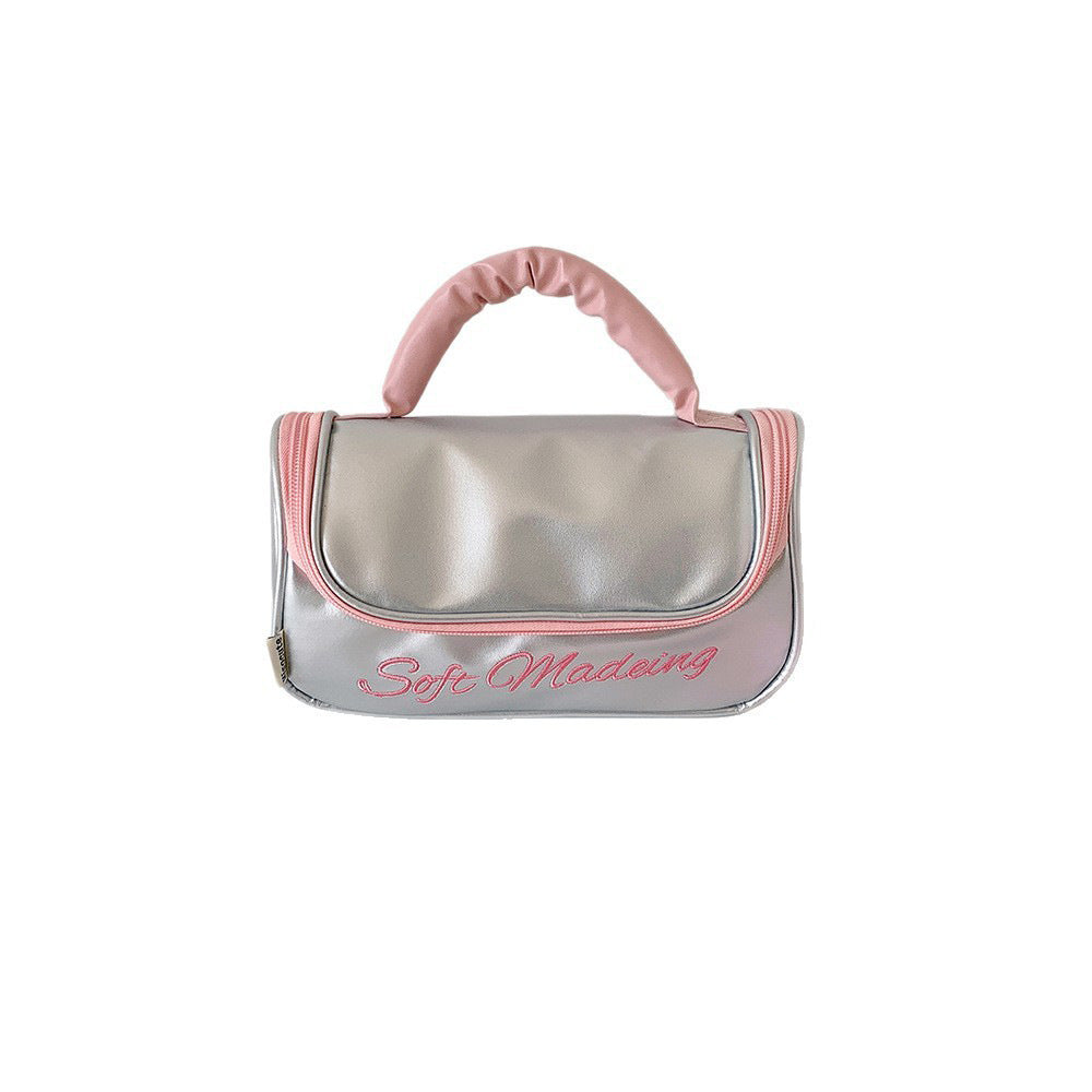 Style Simple Portable Large Capacity Storage Toiletry Waterproof Cosmetic Bags