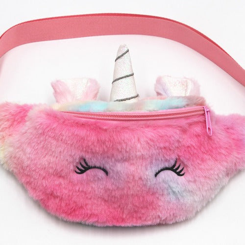 Children's Winter Plush Unicorn Cartoon Cute Bags