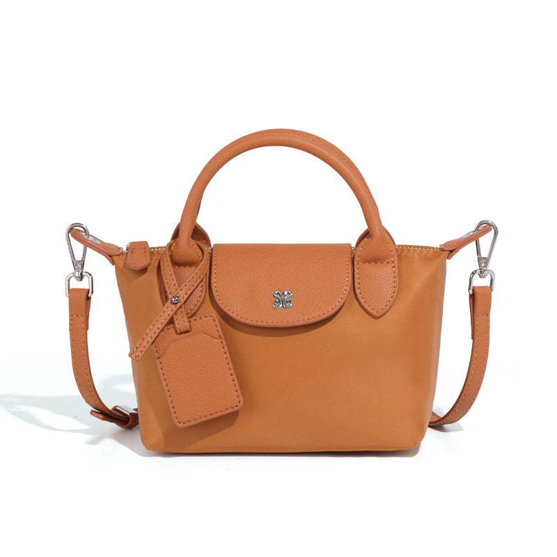 Women's French Style Mini Fashion Simple Dumpling Nylon Handbags