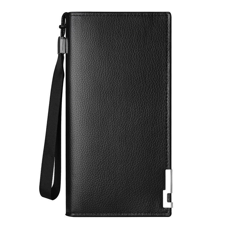 Men's Long Zipper Multiple Slots Light Luxury Men's Wallets