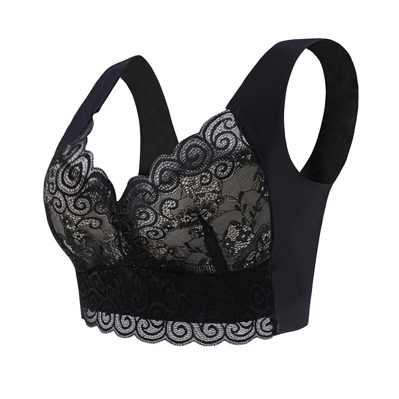 Lace Chest Wrap Underwear Fixed Integrated Cup Everyday Bras