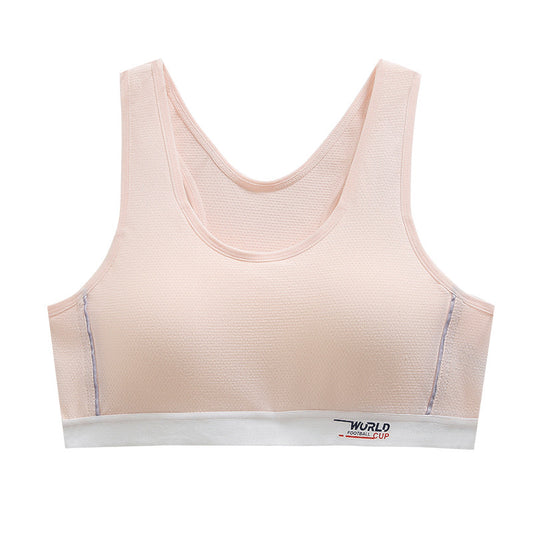 Junior High School Fixed Cup Running Bras