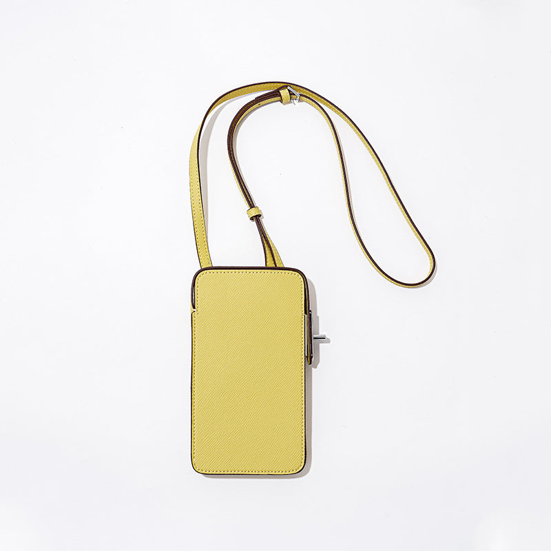 Women's Palm Print Genuine Leather Box Simple Solid Bags