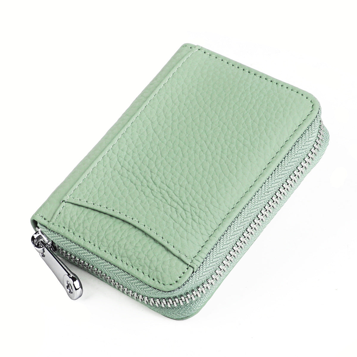 Women's & Men's & Swiping Leather Layer Cattlehide Card Holder