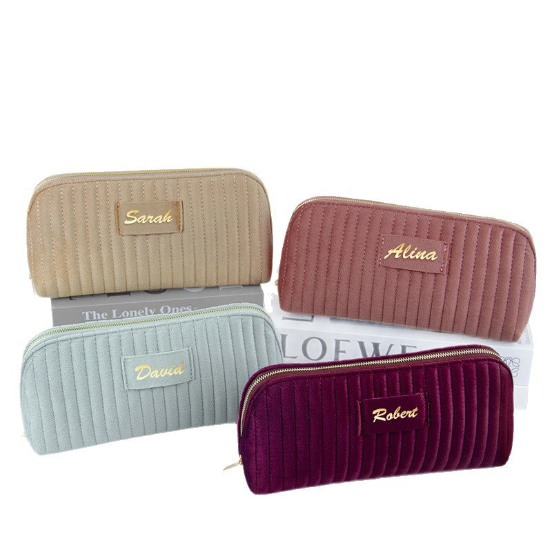Veet Tuck Cotton Shell Hand Gift Cosmetic Bags