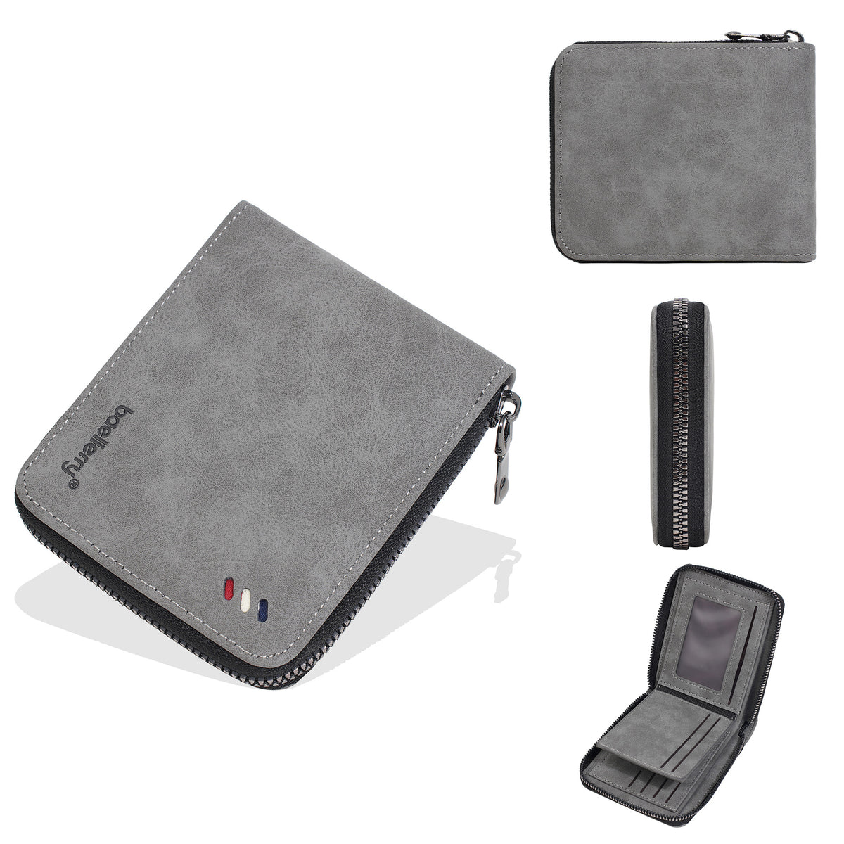 Men's Short Retro Multiple Slots Thin High-grade Men's Wallet