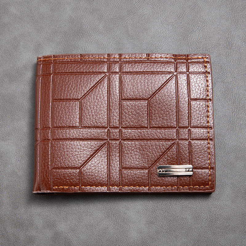 Men's Thin Retro Business Leisure Trendy Unique Men's Wallets
