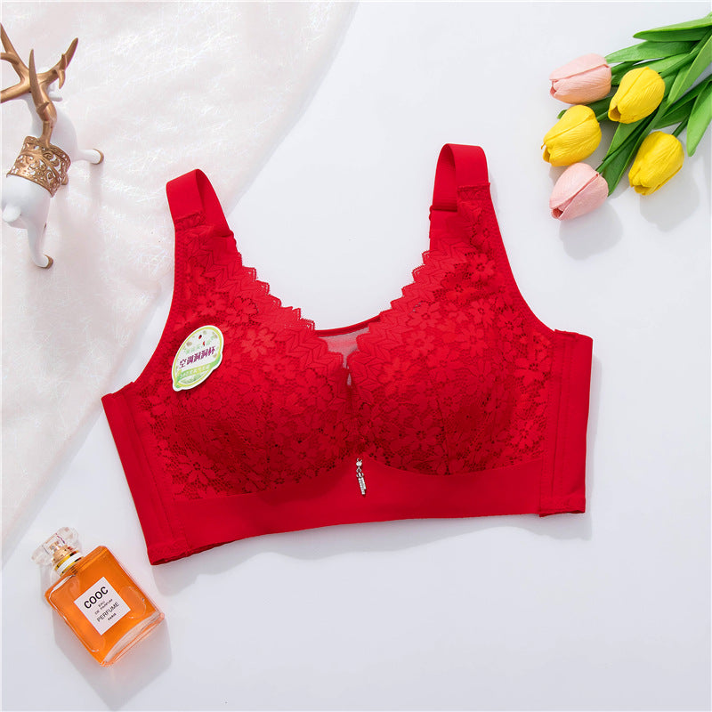 Top Full Coverage Breast Holding Adjustable Thin Bras