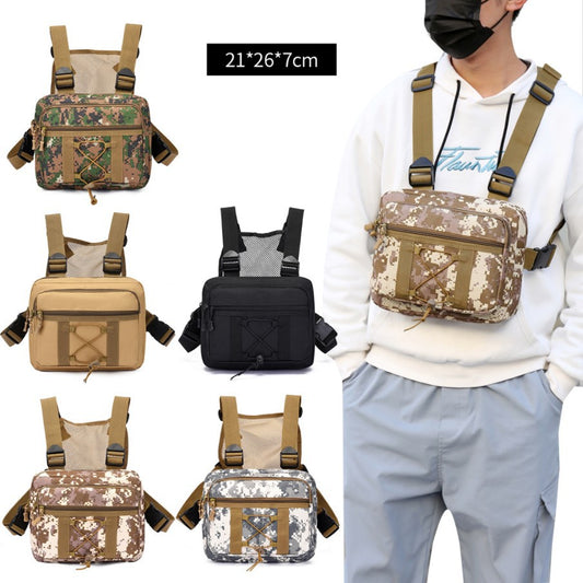 Comfortable Vest Camouflage Trend Work Clothes Bags