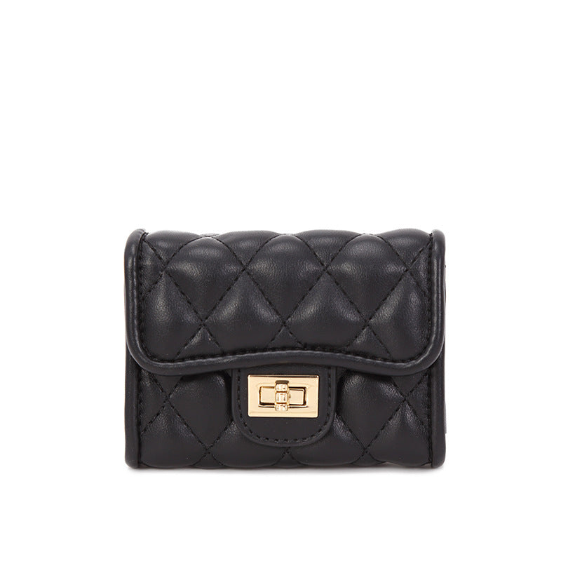 Creative Female Fashion Classic Style Rhombus Card Holder