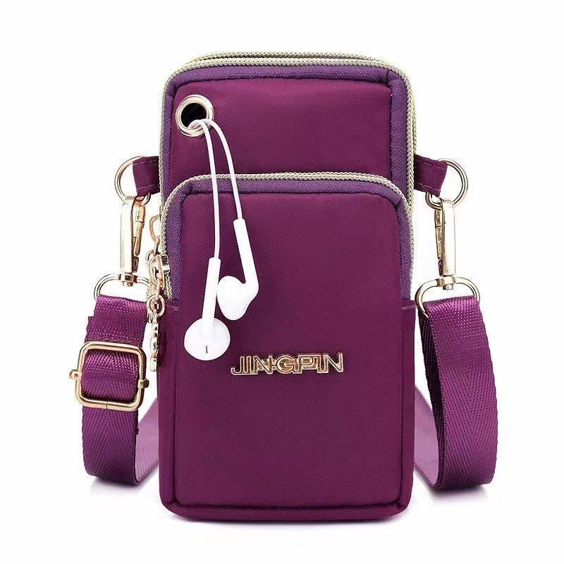 Mobile Female Mini Summer Canvas Vertical Phone Bags