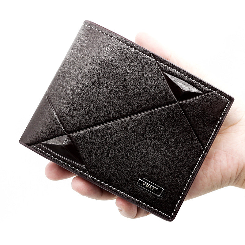 Men's Slots Fashion Male Youth Thin Three Men's Wallets