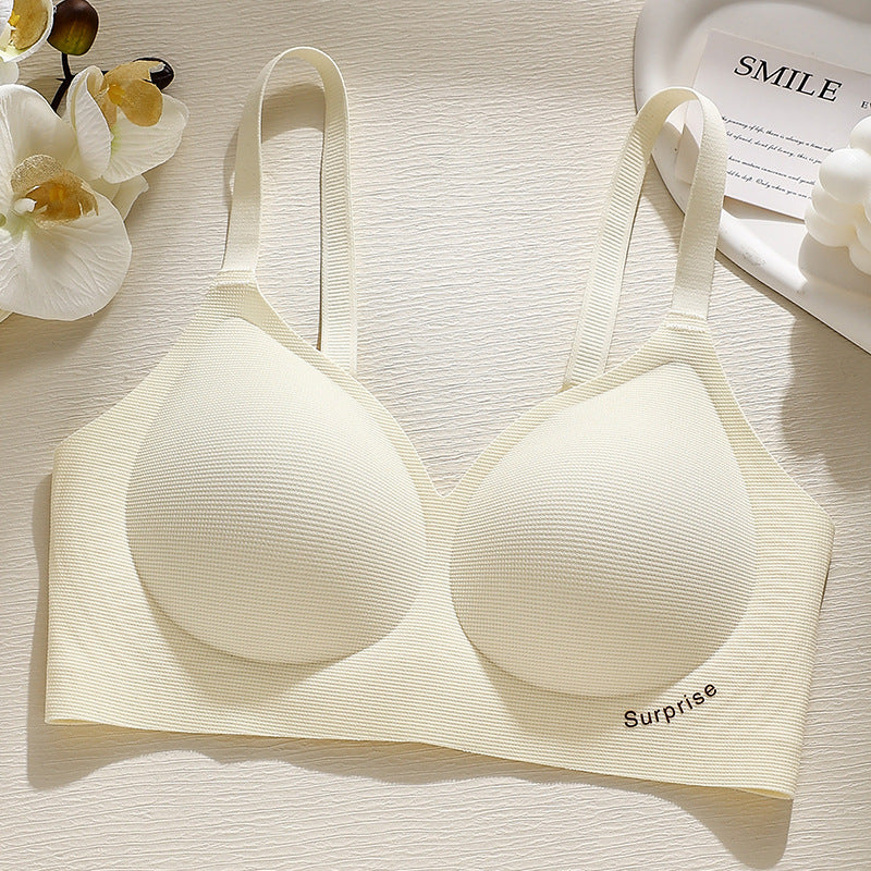 Women's Thick Integrated Fixed Cup Seamless Underwear Small Everyday Bras