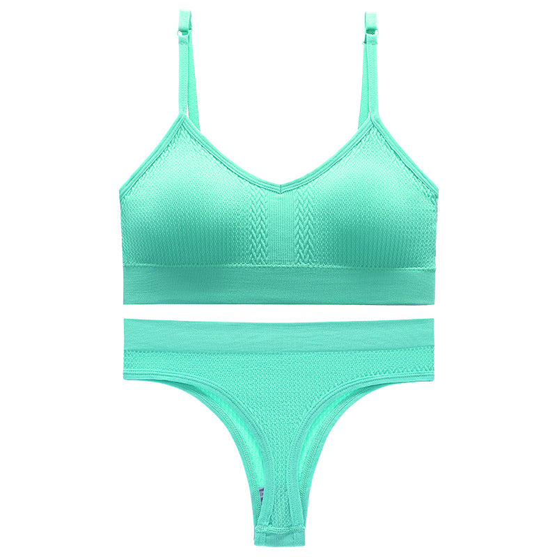 Women's Thin Wireless Push Up Comfort Beauty Lingerie Sets