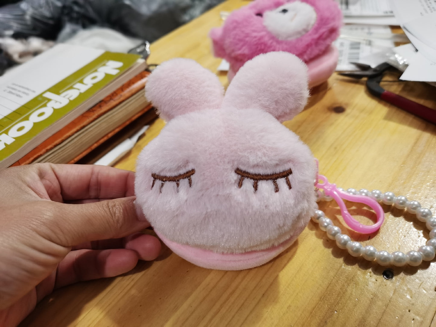 Children's Pendant Plush Creative Mini Clow Storage Coin Purses