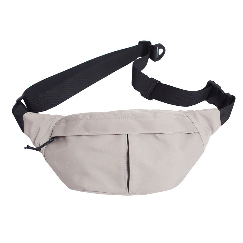 Women's & Men's & Korean Style Solid Color Simple Men's Chest Bags