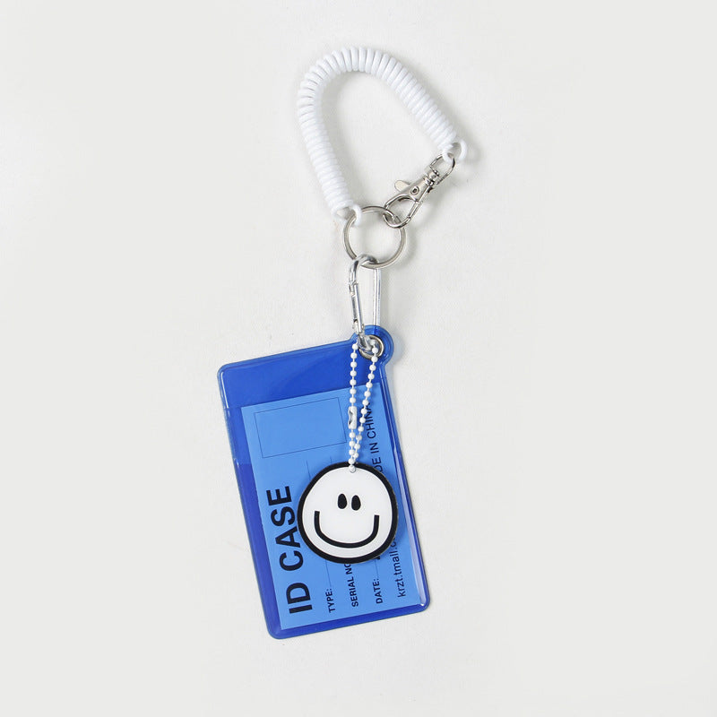 Transparent Candy Color Bus Pass Design Document Card Holder