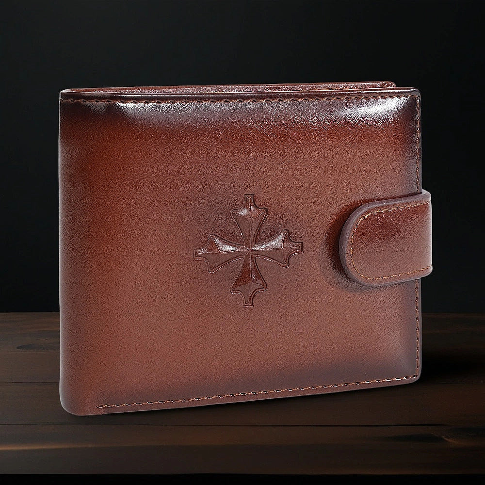 Men's Large Capacity Cash Short High-grade Multiple Slots Men's Wallet