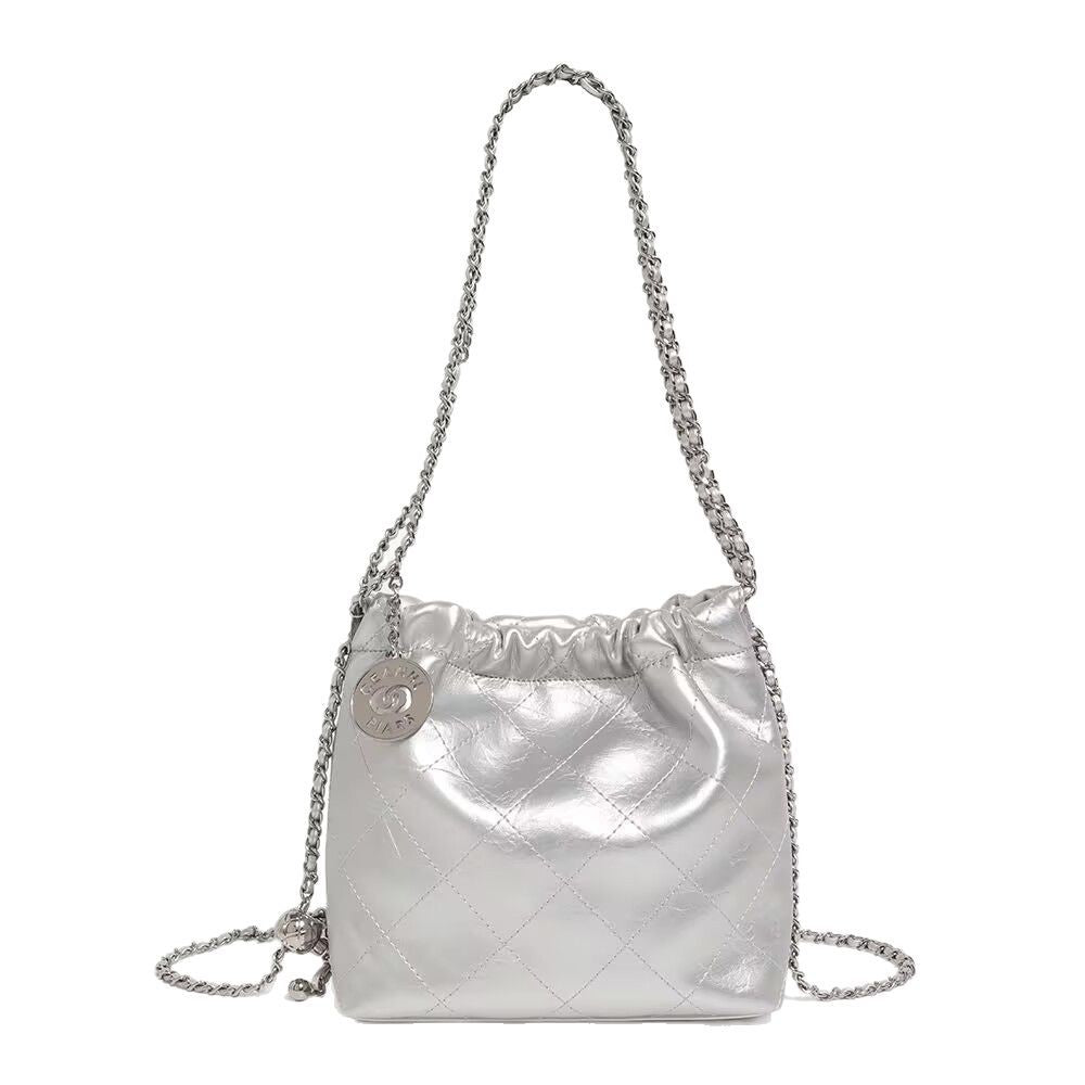 Style Embroidery Thread High-grade Versatile Soft Leather Chain Women's Messenger Bag