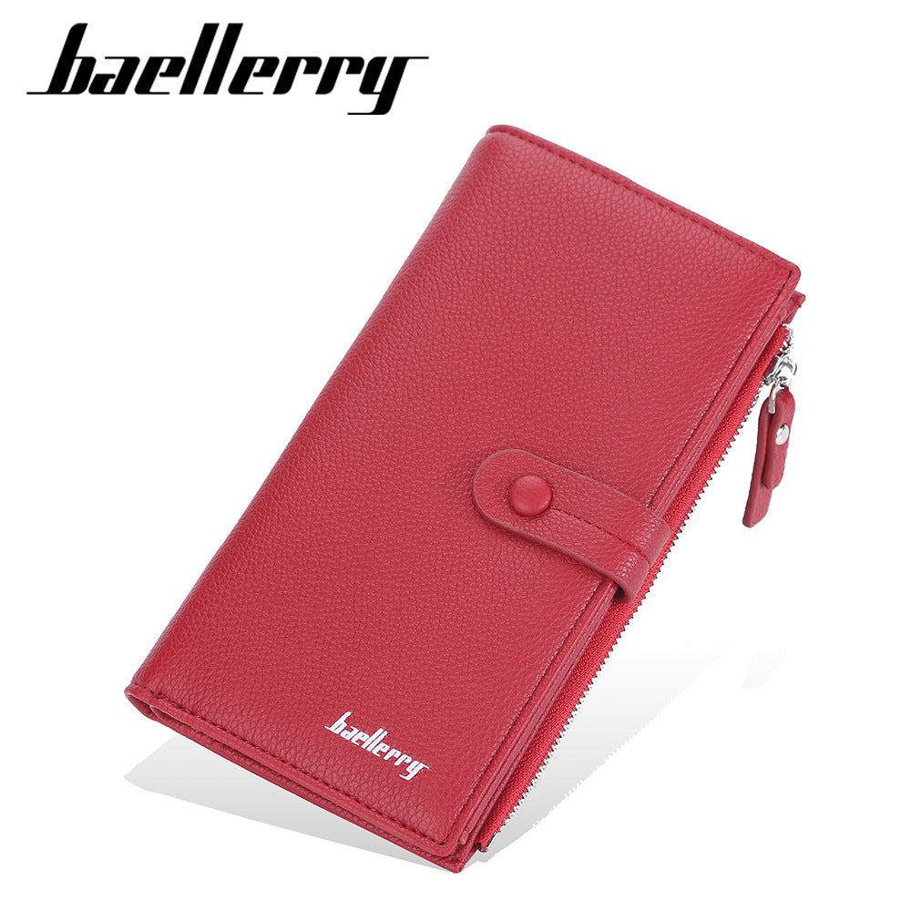 Women's Section Clasp Multiple Slots Fashion Mobile Purses