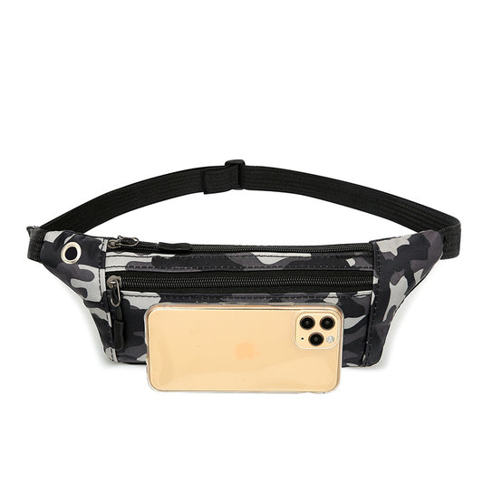 Men's Personalized Camouflage Waterproof Running Cashier Mobile Men's Waist Packs