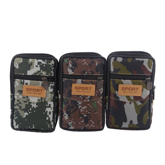 Men's Camouflage Mobile Multifunctional Waistband Pannier Wear Construction Bags