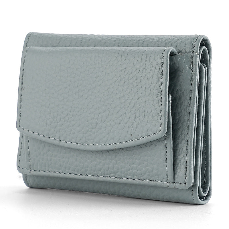 Innovative Women's Graceful Cowhide Short Leather Ladies Wallets