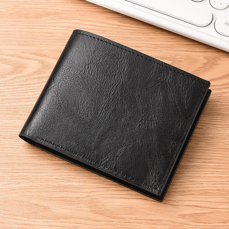 Comfortable Men's Horizontal Short Retro None Men's Wallet