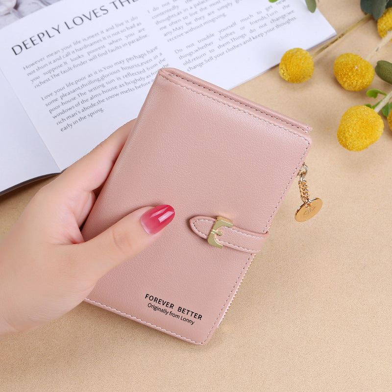 Women's Korean Large Capacity Mid-length Clutch Simple Ladies Wallet