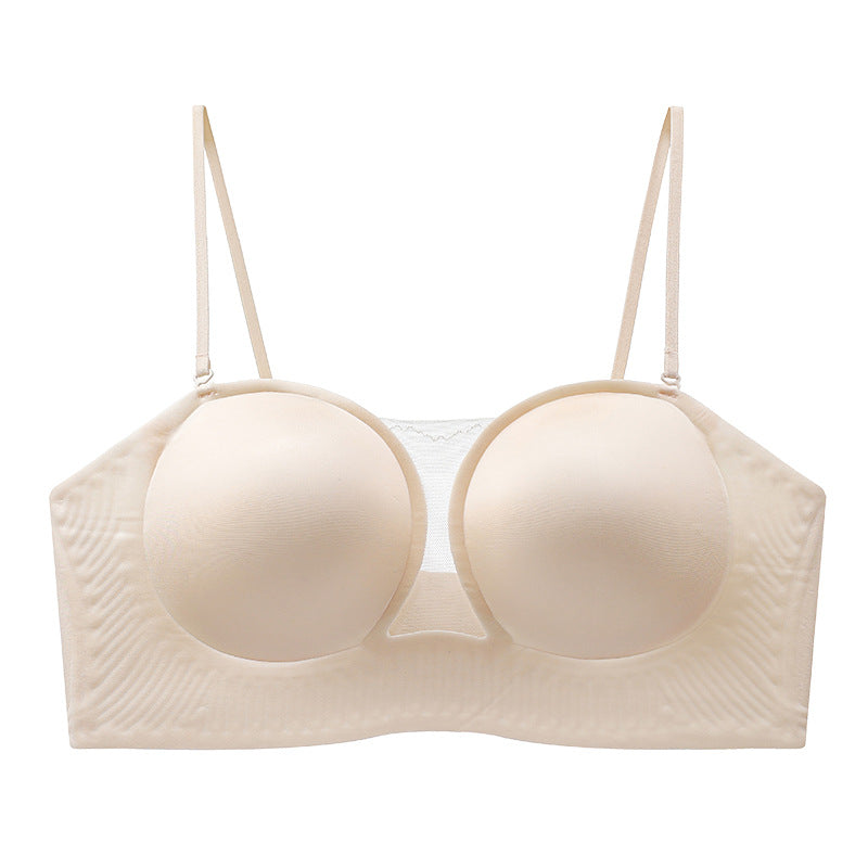 Women's Breast Exaggerating Seamless Soft Support Beauty Back Tube Top Bras