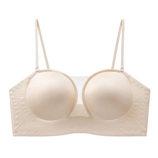 Women's Breast Exaggerating Seamless Soft Support Beauty Back Tube Top Bras