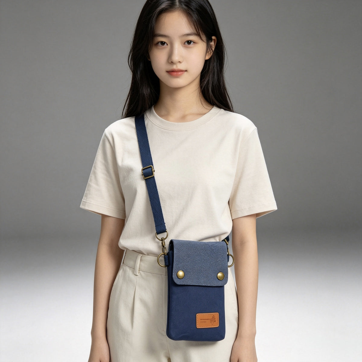 Women's Horse Solid Color Canvas Simple Fabric Lightweight Bags