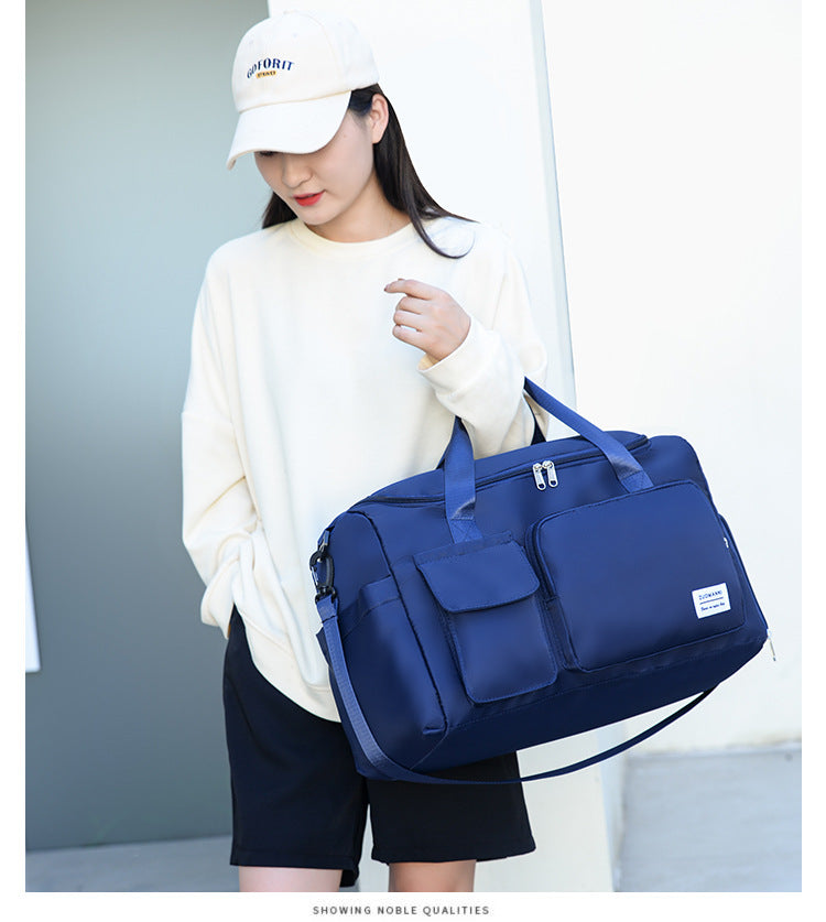 Women's Capacity Hand-held Dry Wet Separation Short Travel Bags