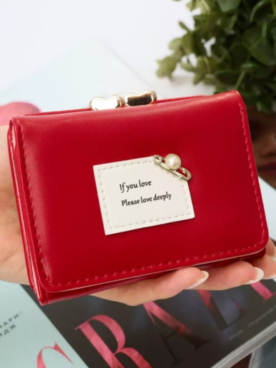 Classic Women's Korean Simple Fashion Short Card Holder