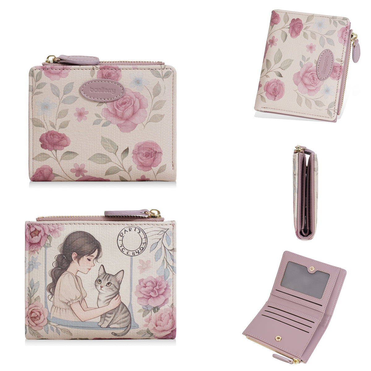 Women's Short High-grade Cartoon Cute Thin Ladies Wallet