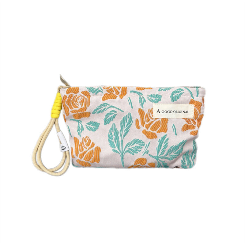 High-grade Rose Hand Pencil Mobile Storage Makeup Bag