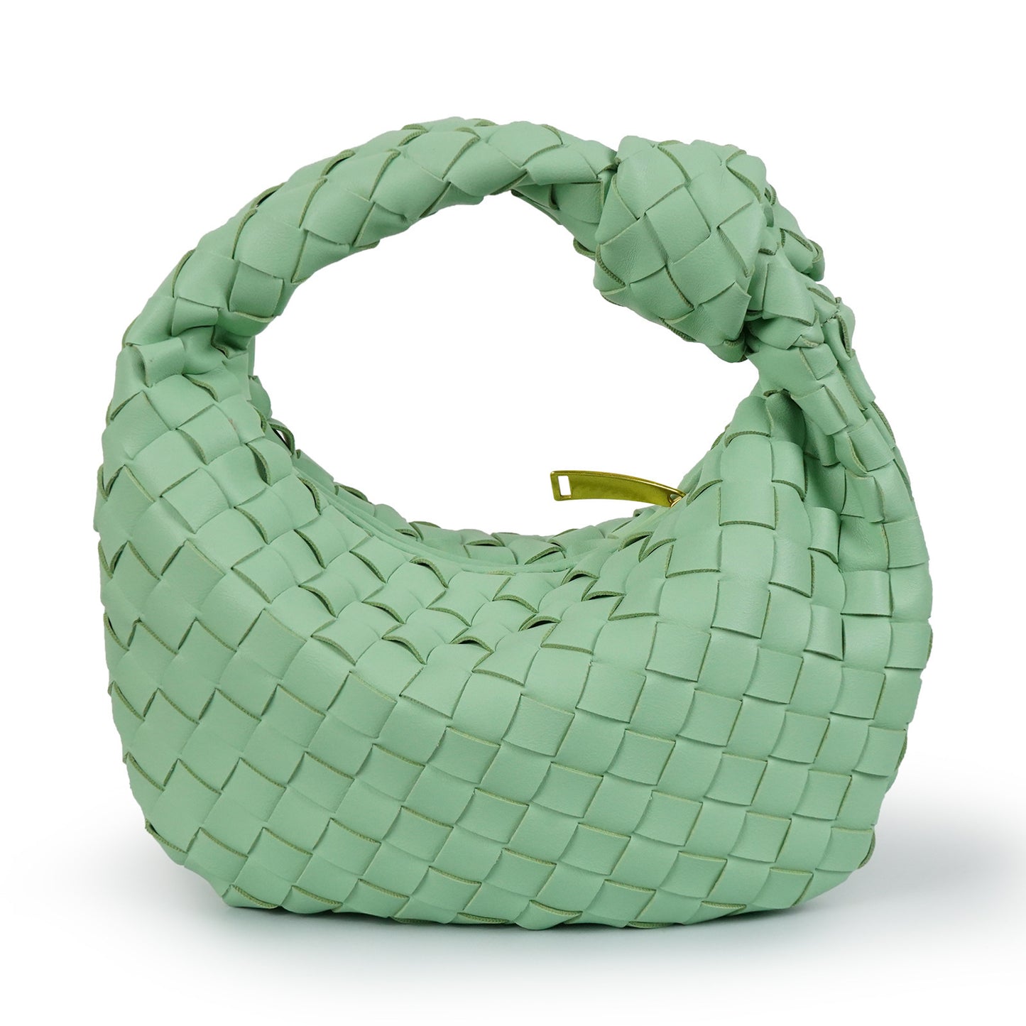 Women's High Quality Handmade Woven Gold Hardware Handbags