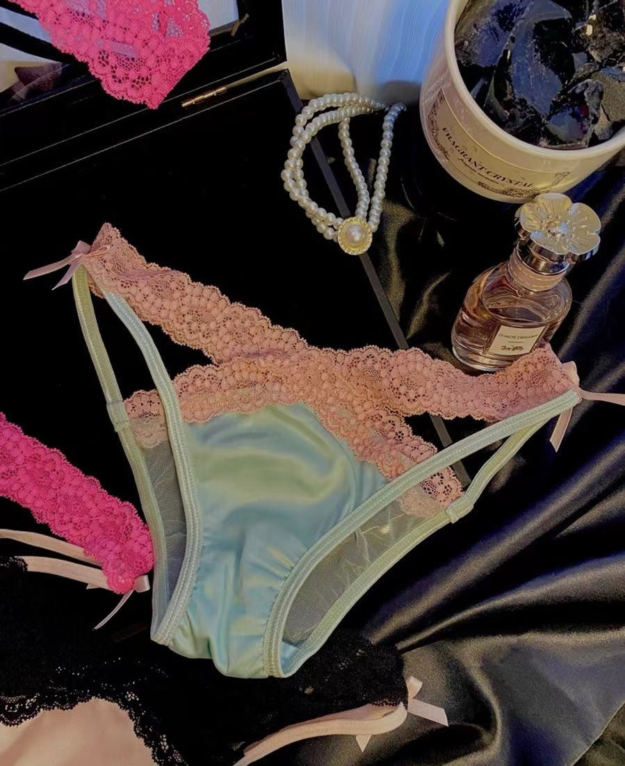 Women's Forever Hot Rose Pink Sexy Lace Underwear Panties