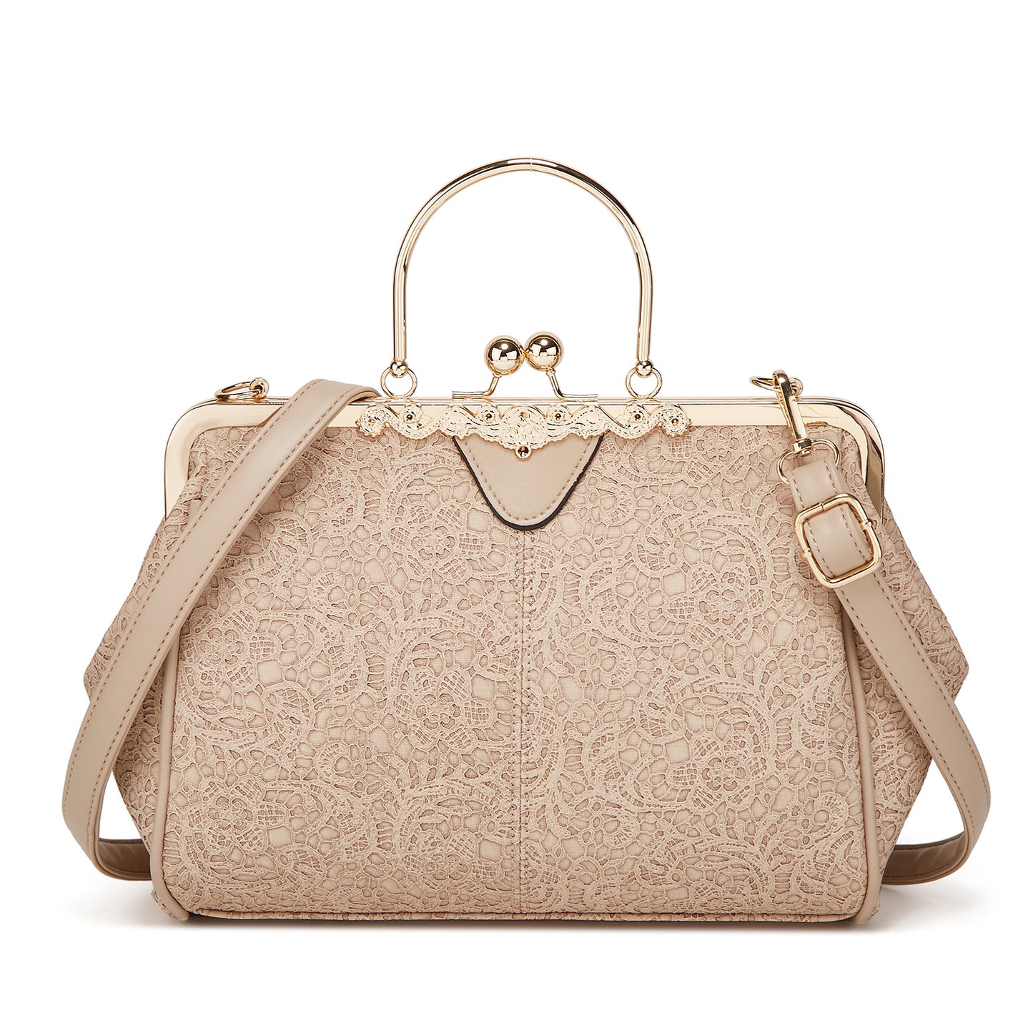 Women's Fashion Clip Oily Leather Spanish Bags