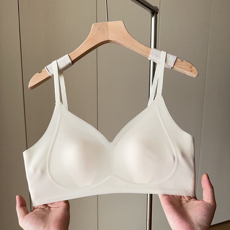 Feeling Seamless Latex Underwear Ladies Big Chest Everyday Bras