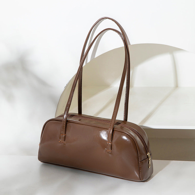 Women's Korean Style Solid Color Underarm Pure Women's Shoulder Bag