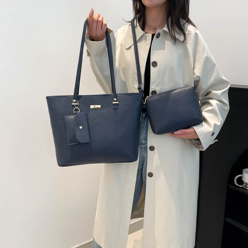 Women's Two-piece Large Capacity Fashion Texture Leisure Commute Women's Shoulder Bag
