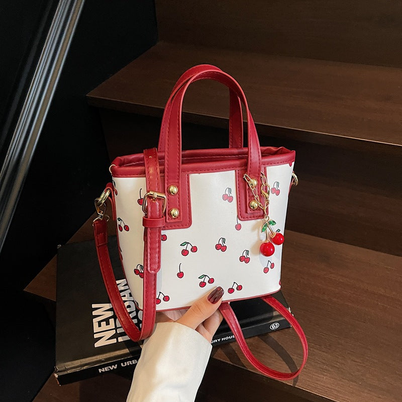 Women's Style Summer Cherry Fashion Large Capacity Bags