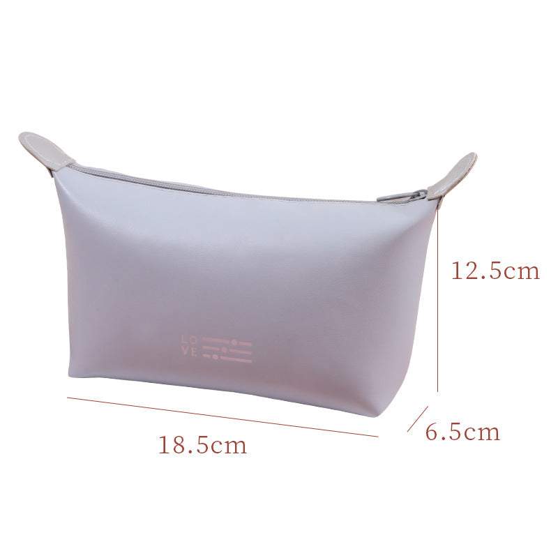 Dumpling Simple Fashion Storage Solid Color Large Capacity Cosmetic Bags