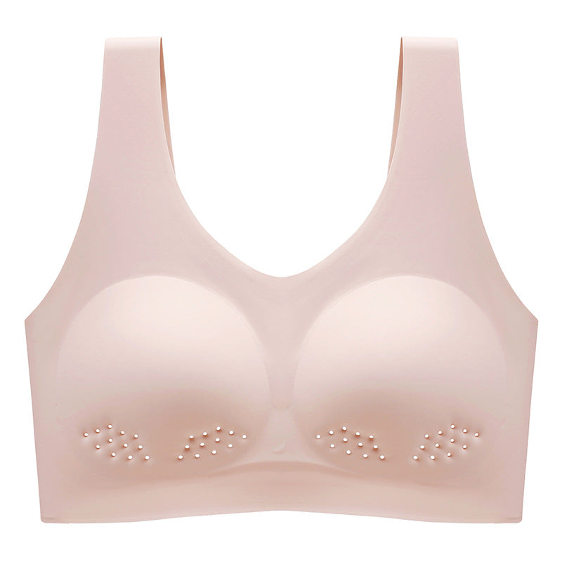 Women's Breathing Underwear One-piece Seamless Latex Air Double-sided Everyday Bras