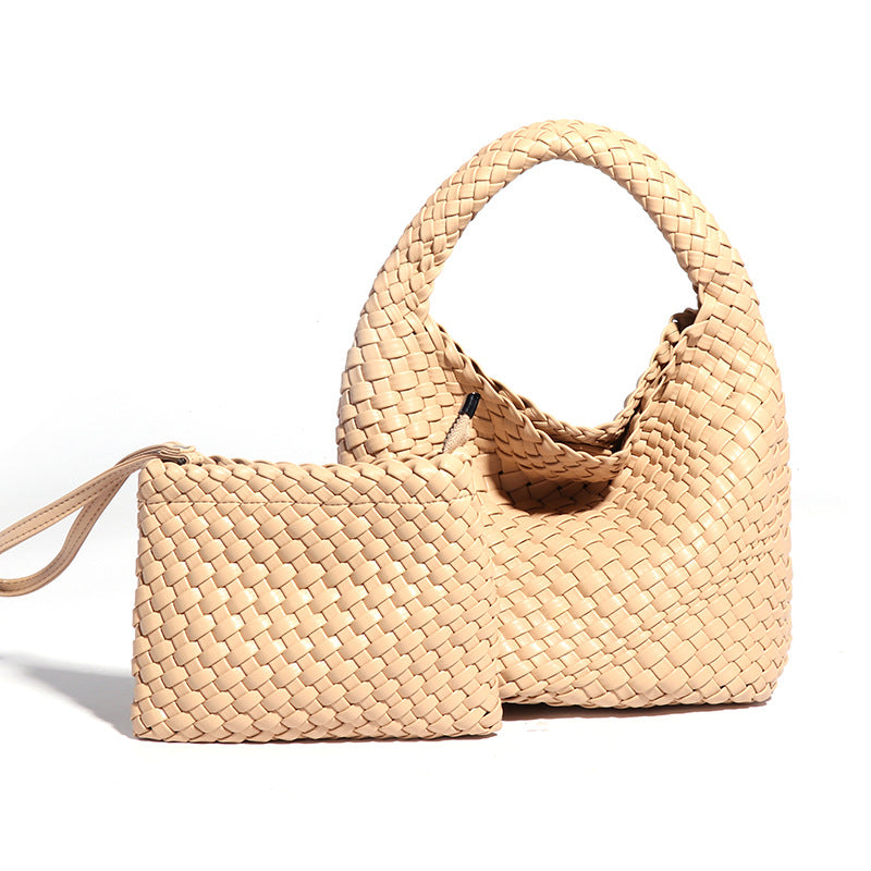 Women's Hand-woven Underarm Portable Fashion Son Mother Bags